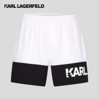 KARL LAGERFELD - COLOR-BLOCK BOARD SHORTS 230M2206 กางเกงขาสั้น