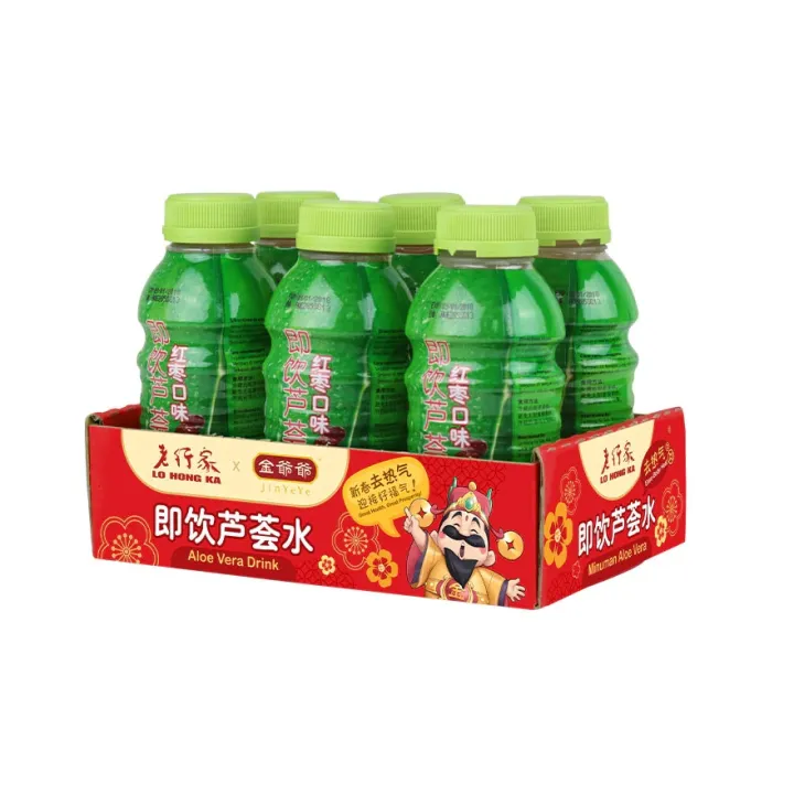 JINYEYE AL02 Lo Hong Ka X Jin Ye Ye Aloe Vera Drink - Red Dates 6s | Lazada