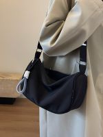 This years popular super popular niche design bag 2023 new versatile sports style crossbody bag nylon dumpling bag 【JYUE】