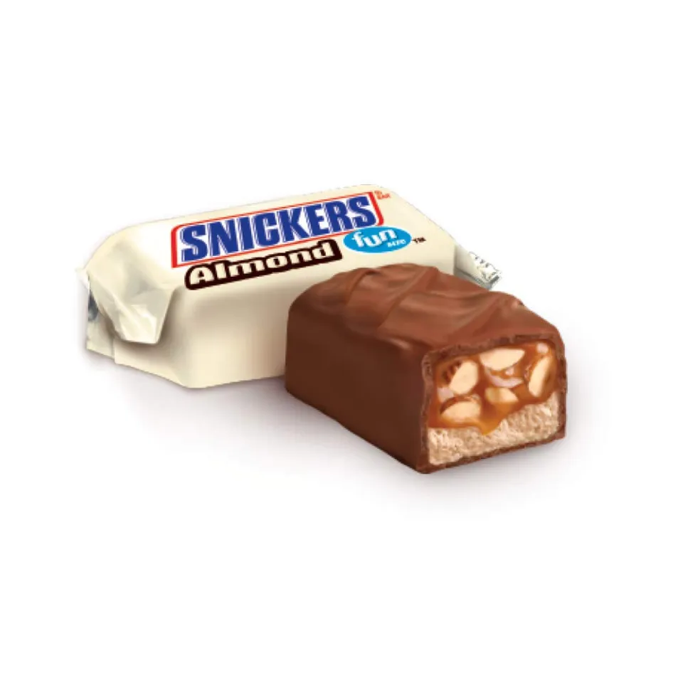 Snickers Almond Fun Size Candy Bars - 10.23-oz. Bag - All City Candy