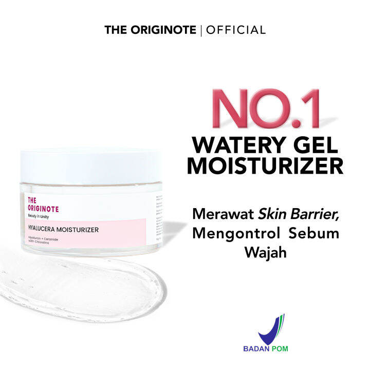 The Originote Hyalucera Moisturizer Gel Pelembab Wajah untuk