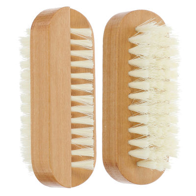 ETEREAUTY 2pcs fingernail brush scrub brush cleaner เล็บ uni scrubbing fingers brush