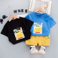 Kids Baby Boys Cotton Clothing Sets Toddler Infant Boy Tee Shirts + Shorts Children Wears T-shirt + Pants Outfits Suits 1 2 3 4 5 Years