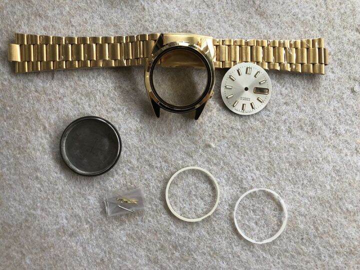 watch-accessories-case-set-35mm-suitable-for-seiko-watch-7009-7s26a-movement-stainless-steel-watch-parts-dial-shell-hands-band