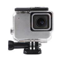 สำหรับ HERO7 GoPro สีขาว/โครงกระดูกเงินตัวเรือนด้านข้างกลวงป้องกันติดตั้งแบบธรรมดาเคสมีสายรัดและสกรู