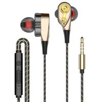 WhMy หูฟัง In-Ear Noise Isolating Mic Super Bass ขนาด3.5มม. Double Moving Coil