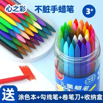 36 Color Triangle Crayons Student Art Painting Oil Pastel Children's Hands  Are Not Dirty Durable and Waterproof Crayons
