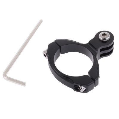 CNC Aluminum Go Pro Accessories Bike Bicycle Handlebar Clamp Mount Holder Bracket For Gopro8 7 6 5 Yi 4K Sj4000 DJI OSMO Biking