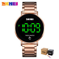 SKMEI 1550 Creative LED Touch Screen Waterproof Digital Wristwatches Luxury Stainless Steel Men Watches Male Clock Dropshipping