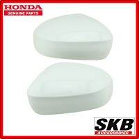 ฝาครอบกระจก HONDA BRIO 13-18 ,  AMAZE ปี 12- 13,Mobilio ปี15 สีขาว NH-578 (สำหรับรุ่น ไม่มีรูไฟเลี้ยวที่ฝาครอบกระจก) ครอบกระจกBRIO ครอบกระจกบริโอ อะไหล่แท้ศูนย์