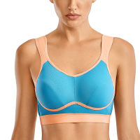 2021High Level Womens Maximum Control Wirefree Non-Padded Active Bra