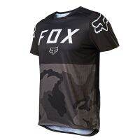 CZ MTB แขนสั้นเสื้อ F-OX กลางแจ้ง Moto จักรยานเสื้อลายรถแข่ง Quick-อบแห้ง Motocross กีฬา