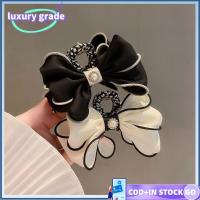 LUXURY GRADE โบว์น๊อต โบว์กรงเล็บผม ผ้าผ้าทอ เครื่องประดับสำหรับตกแต่ง คลิปหนีบผม แฟชั่นสำหรับผู้หญิง คลิปปลาฉลาม สำหรับผู้หญิง