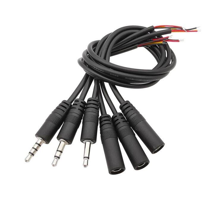 3-5mm-1-8-mono-stereo-male-plug-female-jack-connector-2-3-4-pole-pin-aux-extension-wire-diy-audio-headphone-repair-cable-30cm