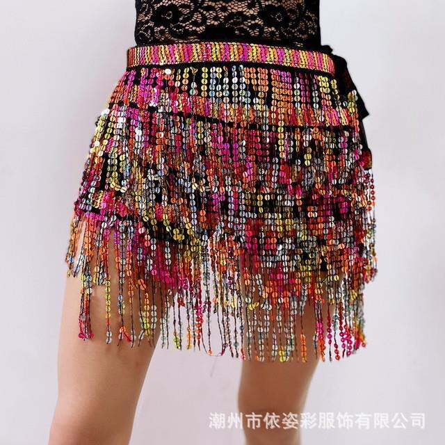 hot-dt-2023-easter-belly-dancing-outfit-sequin-hip-scarf-fringe-waist-chain-tassel-skirt-costume