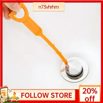 4 Pack 25 Inch Drain Snake Hair Drain Clog Remover Cleaning Tool Durable  and Hig