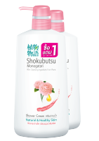 Shokubutsu Monogatri Shower Cream Japanese Camellia 500Ml โชกุบุสซึครีมอาบน้ำเจแปนนิสคาเมลเลีย 500มล. 1 แถม 1