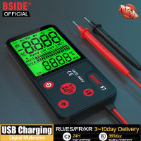 BSIDE มัลติมิเตอร์แบบดิจิตอลสมาร์ทมัลติมิเตอร์อัตโนมัติ USB ชาร์จช่างไฟฟ้า Universal Tester โวลต์มิเตอร์เครื่องตรวจจับแรงดันไฟฟ้า Meter