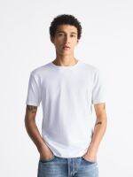 ☾◄ August ZARA genuine domestic purchasing mens slim basic T-shirt 5584/461 5584461 250