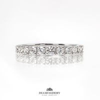 แหวนเพชร Half Eternity Diamond Ring