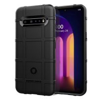 สำหรับ LG V60เคส ThinQ กันกระแทกป้องกันทุกส่วนของเครื่อง TPU (สีดำ)(A Plus Mall)