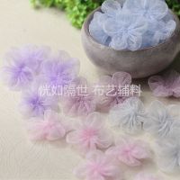 Fabric handmade three-dimensional small flowers fake flower decoration corsage DIY clothing sewing accessories diameter 3 cm