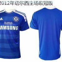 ► ทำลาย2012เพื่อกลับคืนสู่วิธีโบราณเสื้อเจอร์ซี่บ้านเชลซีคลาสสิกชุดโค้ทสีฟ้าชุดยูนิฟอร์มแชมป์ที่ระลึกฉบับแชมป์เปี้ยนลีก