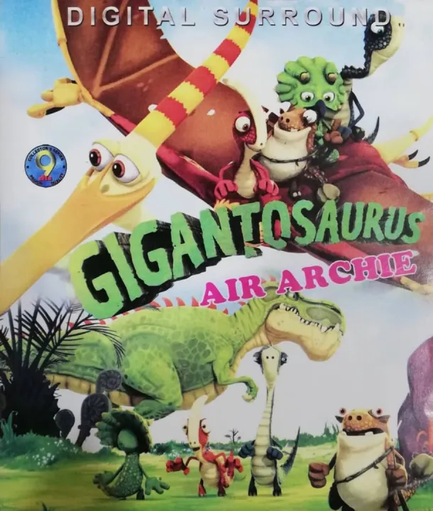 DVD English Cartoon Movie Gigantosaurus Air Archie | Lazada