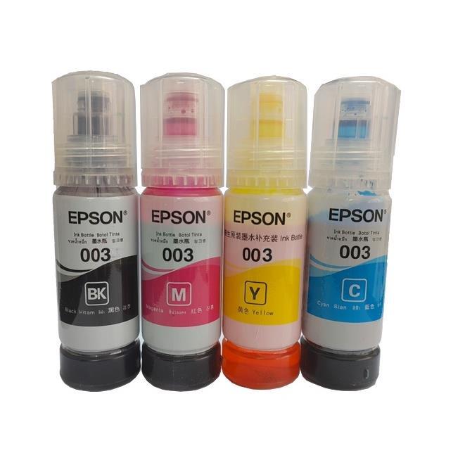 Genuine Epson 003 Inks 65ml Ciss Bottle For Printer L3110 L3150 L5190 L1110 L3250 L3210 L3156 1021