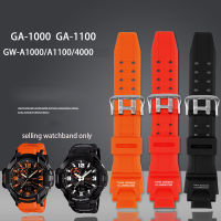 ?ราคาไม่แพงมากที่สุด?สายนาฬิกาซิลิโคนสำหรับ CASIO GA-1000 / 1100 GW-A1000 / 1100/4000สายนาฬิกาเรซินสร้อยข้อมือสายรัดข้อมือกีฬาผู้ชายพร้อมเครื่องมือ