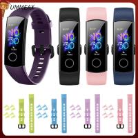 UMMEAX สีสัน กีฬา สร้อยข้อมือ สายสำรอง สายนาฬิกา For Honor Band 5 4 ซิลิโคน