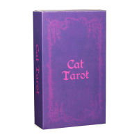 New style ยี่ห้อคาร์โลขนาดมาตรฐาน cat tarot 12X7cm โป๊กเกอร์ 、 เกมกระดาน