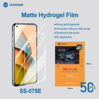 50Pcs Original Sunshine SS-075E Matte Hydrogel Film With Cutting Code SS-075B 075 Anti-blue HD Clear Sheet TPU ตัวป้องกันโทรศัพท์-Bajinde