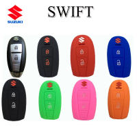 ปลอกซิลิโคนหุ้มกุญแจรีโมทรถSUZUKI รุ่น SWIFT ยางหุ้มรีโมท ซองใส่กุญแจกันรอย กันกระแทกสีดำ สีแดง สีน้ำเงิน