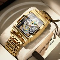 【HOT】 2023 Men Mens Watches hollow out Wristwatch Relogio Masculino