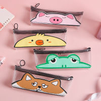 กระเป๋าใส่ดินสอ PVC ใส ลายการ์ตูนน่ารัก : Lovely Animals PC0030