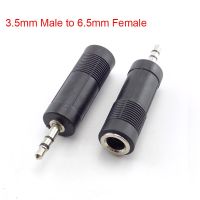 【DT】6.5 to 3.5 Earphone Adapter 3.5mm Male to 6.5mm Female Jack Plug Stereo Socket Audio Cable Converter Adapter  hot