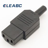 New Wholesale Price Black IEC 320 C13 Female Plug Rewirable Power Connector 3pin Socket 10A /250VWires Leads Adapters