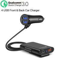 【100%-New】 4พอร์ต QC 3.0 Fast USB Car Charger อุปกรณ์เสริมสำหรับ Dodge Ram 1500 2500 Journey Avenger Calibre Challenger 3500 4500