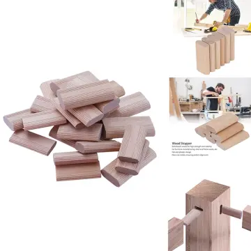 M12 Wood Dowel Pins Hardwood Multi-Grooved Chamfered Flutted Beech