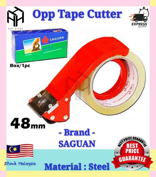 【Ready Stock】 Saguan 48mm Steel Tape Cutter tape dispenser ...