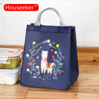 Houseeker  Unicorn Lunch Bag Food Insulated Thermal Ice Bag Oxford Waterproof Lunch Bag