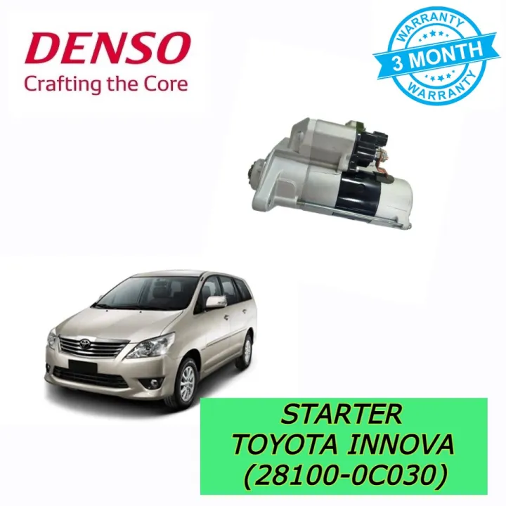 (100 Genuine + 3 Month Warranty) TOYOTA INNOVA STARTER (281000C030