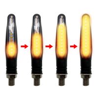 ▧✓ 1/2 Pieces Universal Led Motorcycle Direction Indicator 12V IP68 Waterproof Amber Flasher Turn Signal Taillights Lamp Accessorie