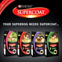 HOG อาหารสุนัข Supercoat ซุปเปอร์โค้ท สูตรสุนัขโต เนื้อวัวมีให้เลือก3 สูตร ขนาด10kg. อาหารหมา  สำหรับสุนัข