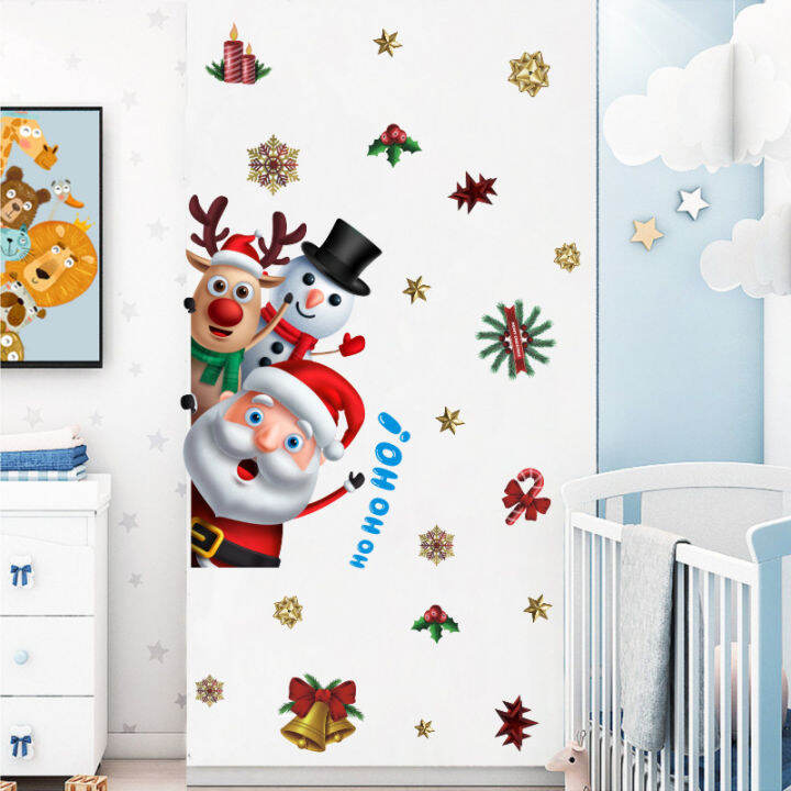 for-home-xmas-ornaments-wall-stickers-santa-claus-elk-gift-xmas-christmas-wall-stickers-window-refrigerator