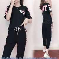 COD DSFGERRTYTRRE [Spot] Sports suits for women in Spring summer autumn and summer 2020 New Korean version loose student casual fashion trend two-piece summer wear