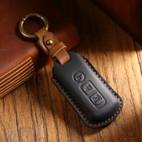 Genuine Leather Motor Key Cover Case Shell for Honda PCX 150 Hybrid X-ADV SH125 Scoopy SH300 Forza 125 2/3 Buttons Key