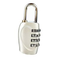 4 Digits Combination Lock Outdoor Security Padlock Zinc Alloy for Luggage Backpacks Suitcases Drawers Lockers