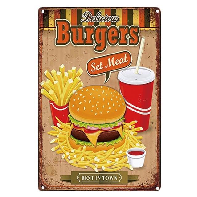 shabby-metal-tin-signs-bbq-fast-food-hamburger-pop-corn-hot-dog-wall-for-diner-bar